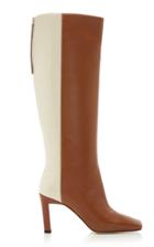 Wandler Isa Two-tone Leather Knee Boots