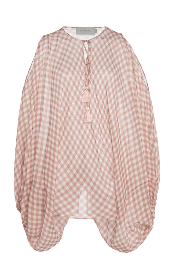 Silvia Tcherassi Geva Gingham Top