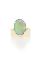 Wwake One-of-a-kind Black Opal Monolith Ring