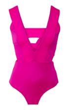 Oye Swimwear Hannah Plunge Cutout One-piece Swimsuit