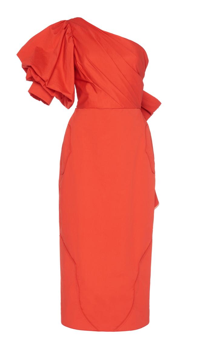 Johanna Ortiz Stretch Cotton Poplin Tiger Lily Dress
