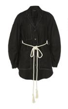 Lee Mathews Nico Belted Linen Jacket
