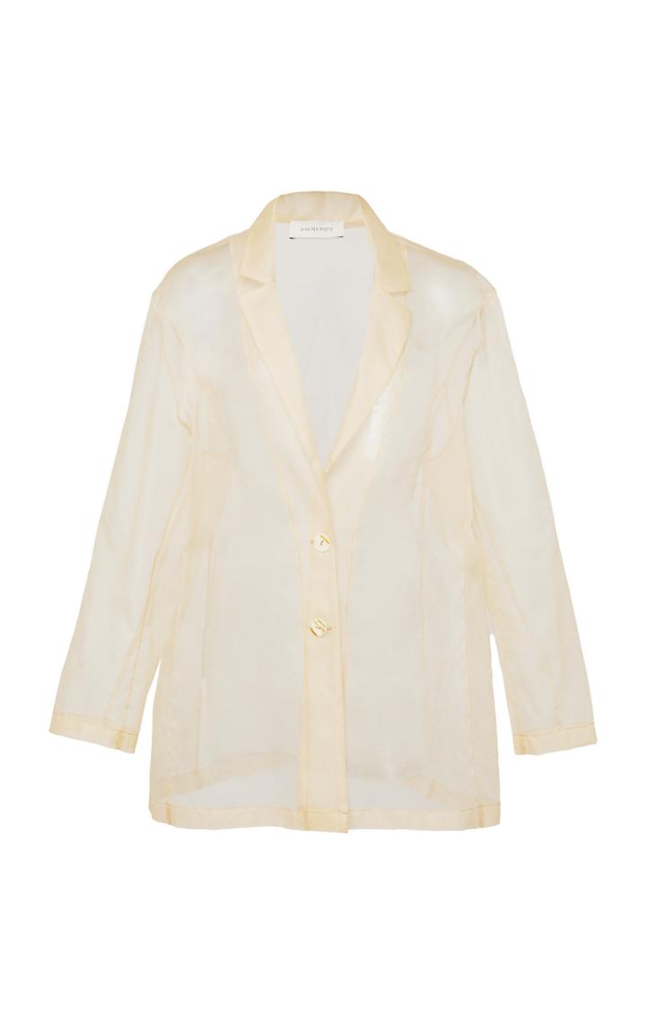 Shaina Mote Wind Sheer Silk Blazer
