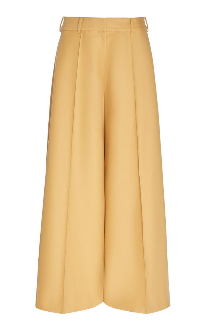 Moda Operandi Khaite Selma Wide-leg Cotton Pants Size: 0