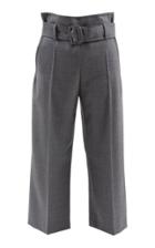 Marni Belted High-rise Cropped Wool Pants