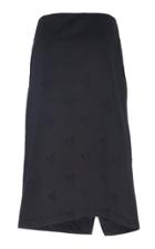 Marina Moscone Wrapped Jacquard Pencil Skirt