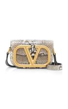 Moda Operandi Valentino Supervee Small Python Shoulder Bag