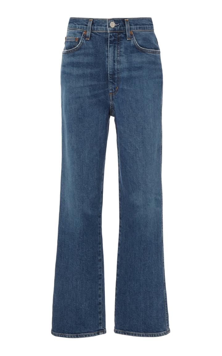 Agolde Pinch Waist High-rise Straight-leg Jeans Size: 24