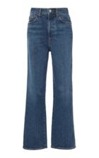 Agolde Pinch Waist High-rise Straight-leg Jeans Size: 24