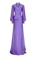 Safiyaa Cedella Hammered Silk Long Top