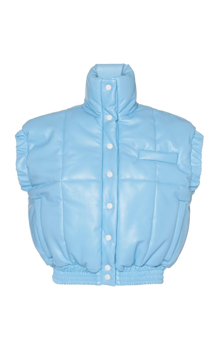 Moda Operandi Matriel Faux Leather Puffer Vest