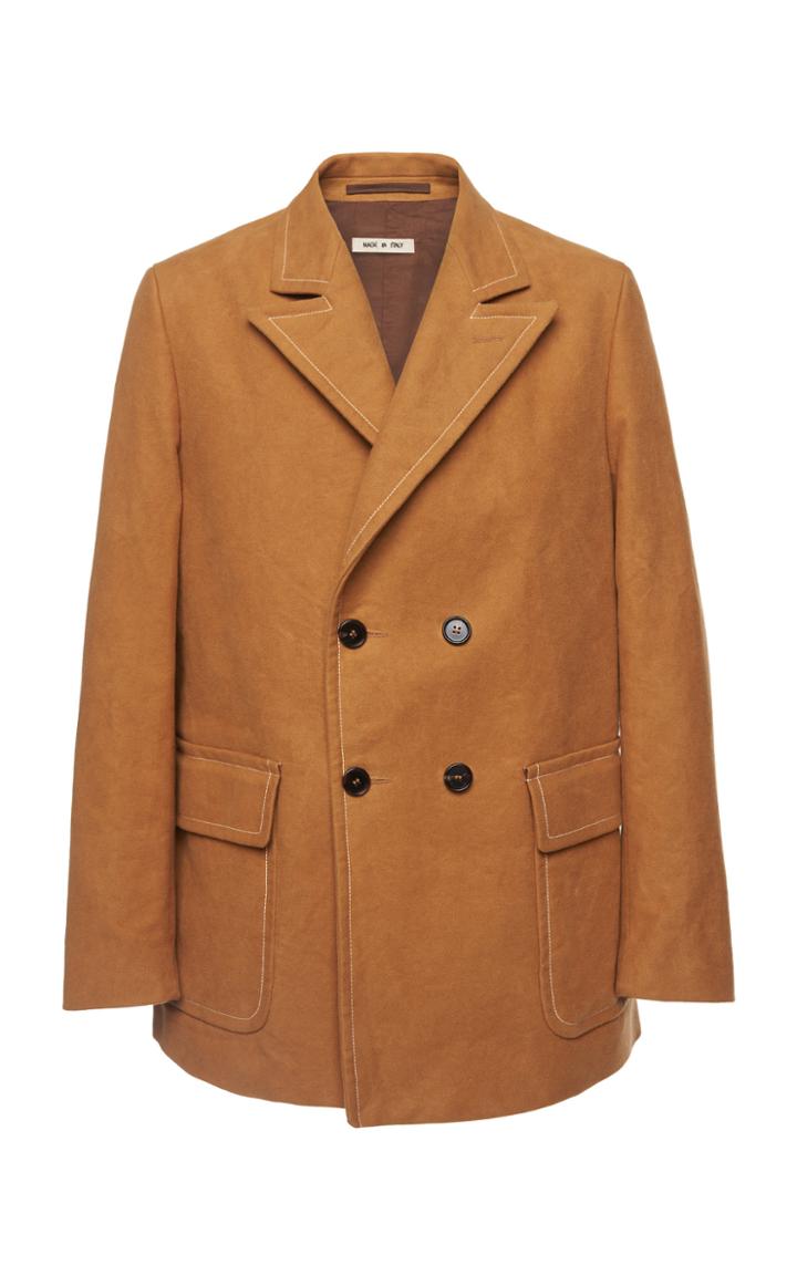 Marni Double Breasted Cotton Blazer