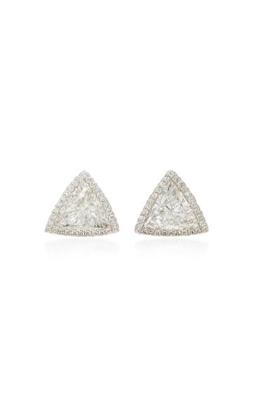 Martin Katz Trillion Diamond Toby Stud Earrings