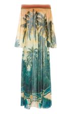 Agua De Coco Off The Shoulder Midi Dress