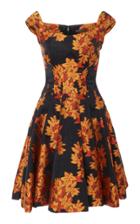 Zac Posen Floral Printed Jacquard Dress