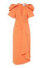 Moda Operandi Acler Redwood Gathered Midi Dress Size: 4