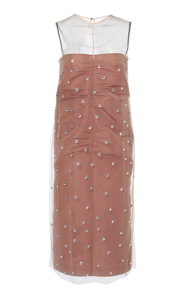 N 21 N&deg;21 Daiana Embellished Tulle-overlay Dress