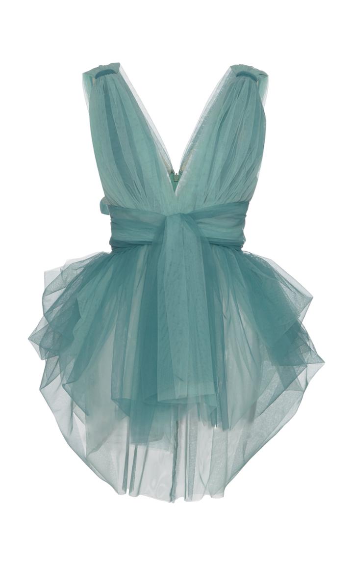 Tre By Natalie Ratabesi Clea Tulle Peplum Top