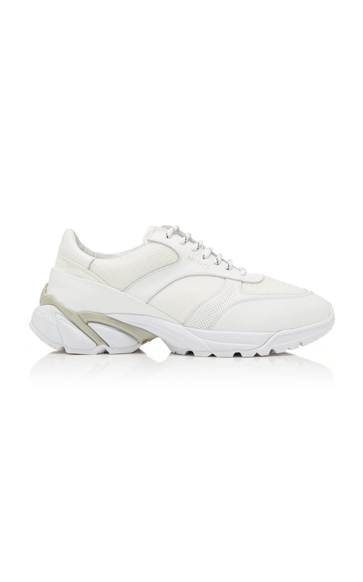 Axel Arigato Tech Runner Core Leather-trimmed Mesh Sneakers