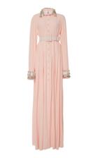 Rosie Assoulin Long Pleated Shirt Dress