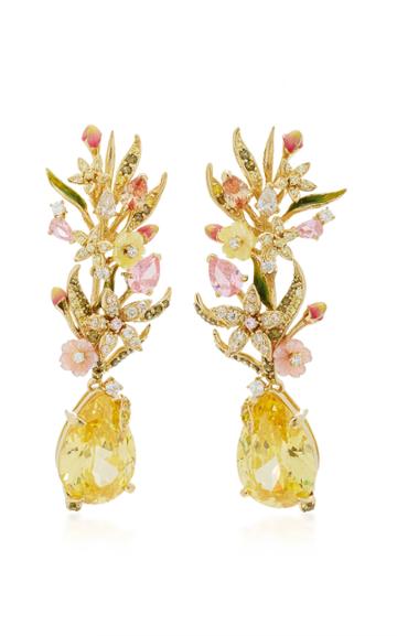 Anabela Chan Posie Canary Earrings