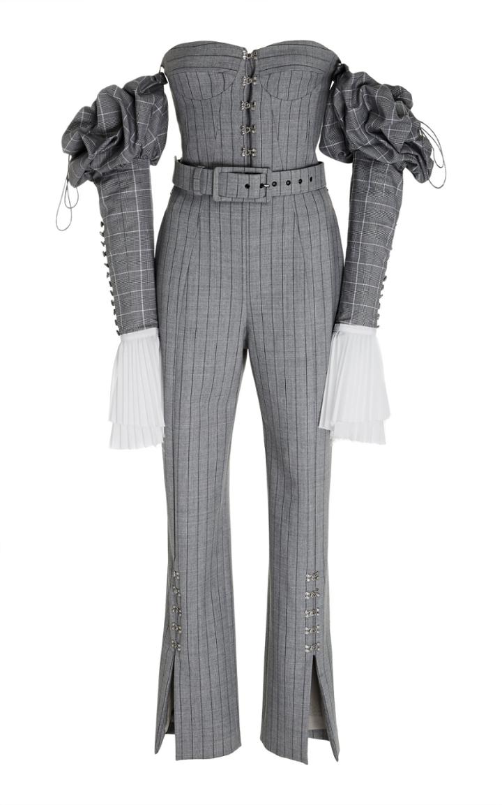 Jonathan Simkhai Pinstripe Tailoring Jumpsuit