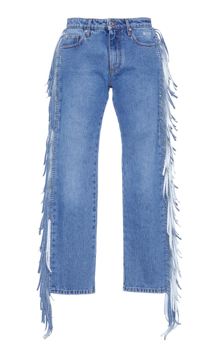 Msgm Fringe Jeans
