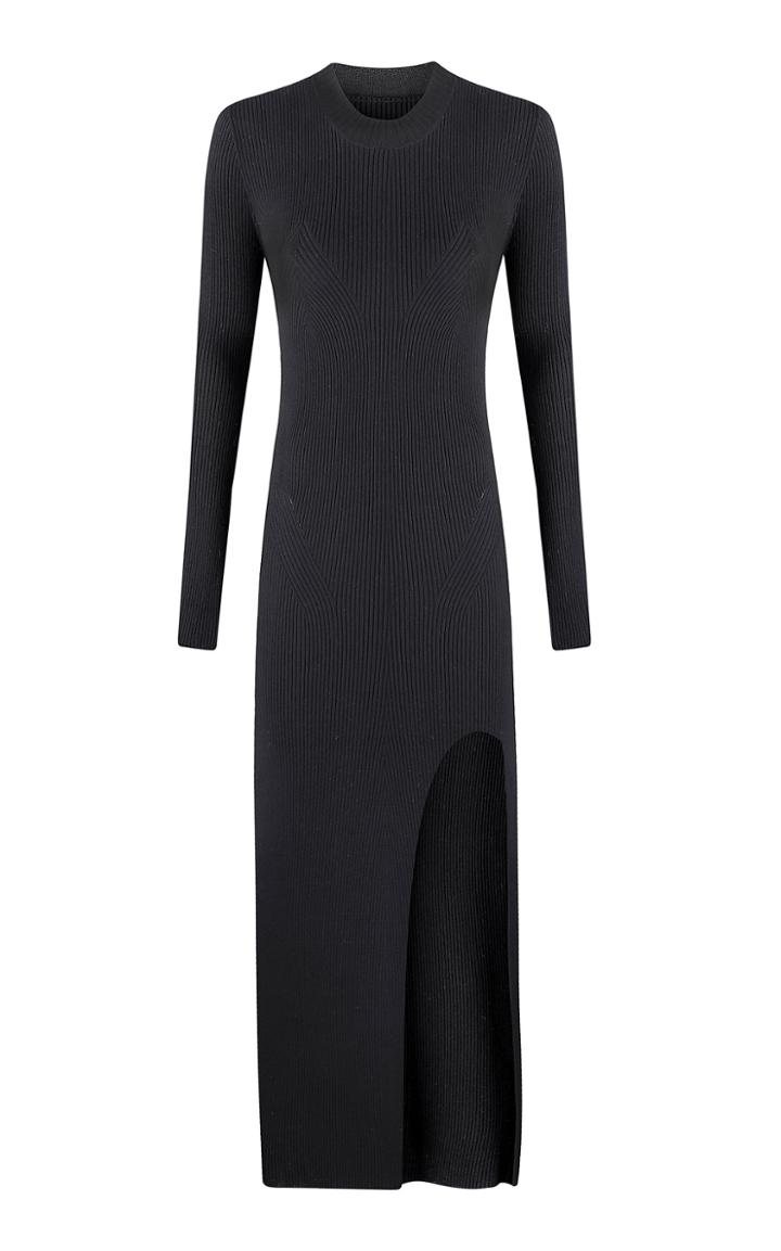 Moda Operandi Anna October Jerry Long Sleeve Knit Midi Dress