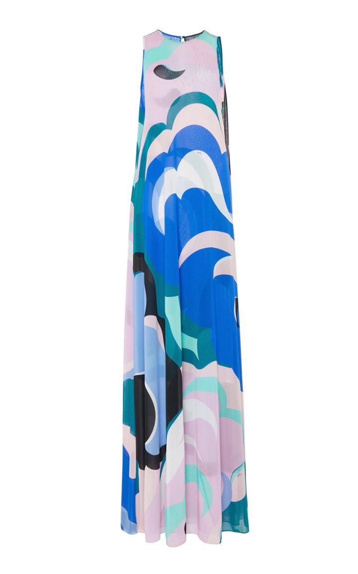 Emilio Pucci Printed Long Dress
