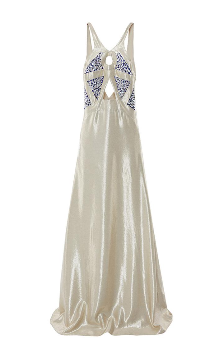 Genny Sleeveless Cut Out Gown