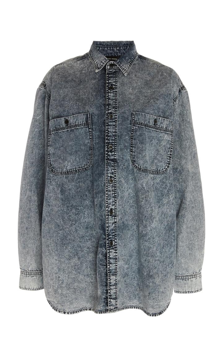 Isabel Marant Lynton Denim Button-down Shirt