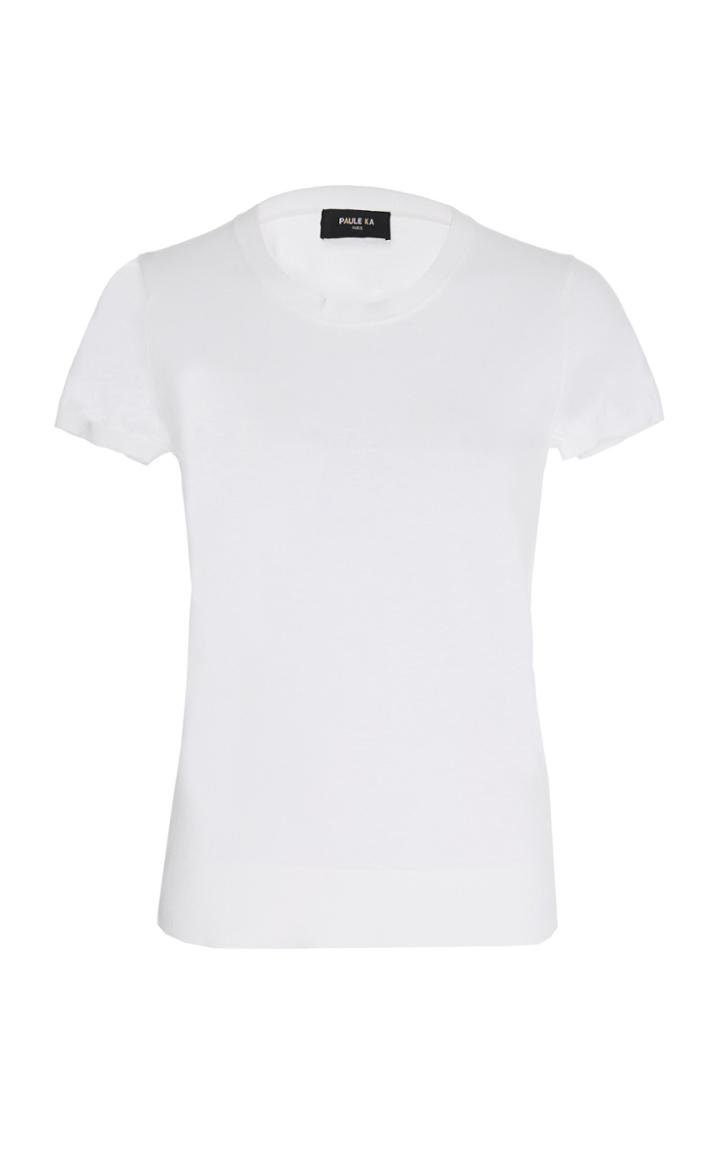 Paule Ka Crewneck Cotton T-shirt