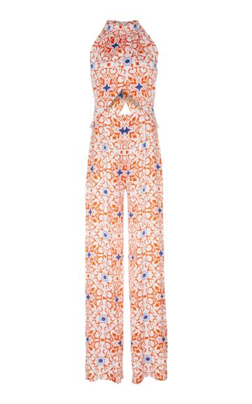 Seren London Soiree Jumpsuit In Prism Print