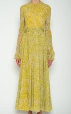 Moda Operandi Giambattista Valli Belted Silk Midi Dress