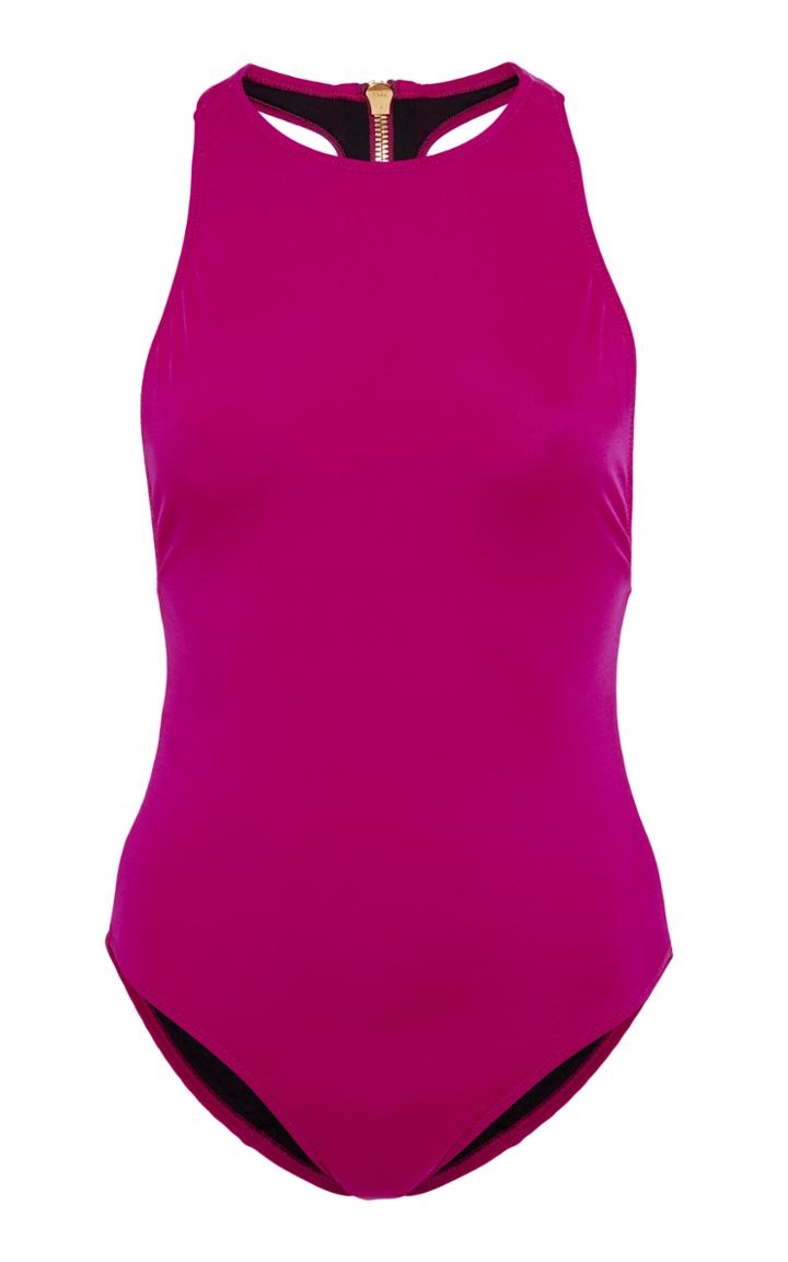 Oye Swimwear Stella Zippered One Piece Swimsuit