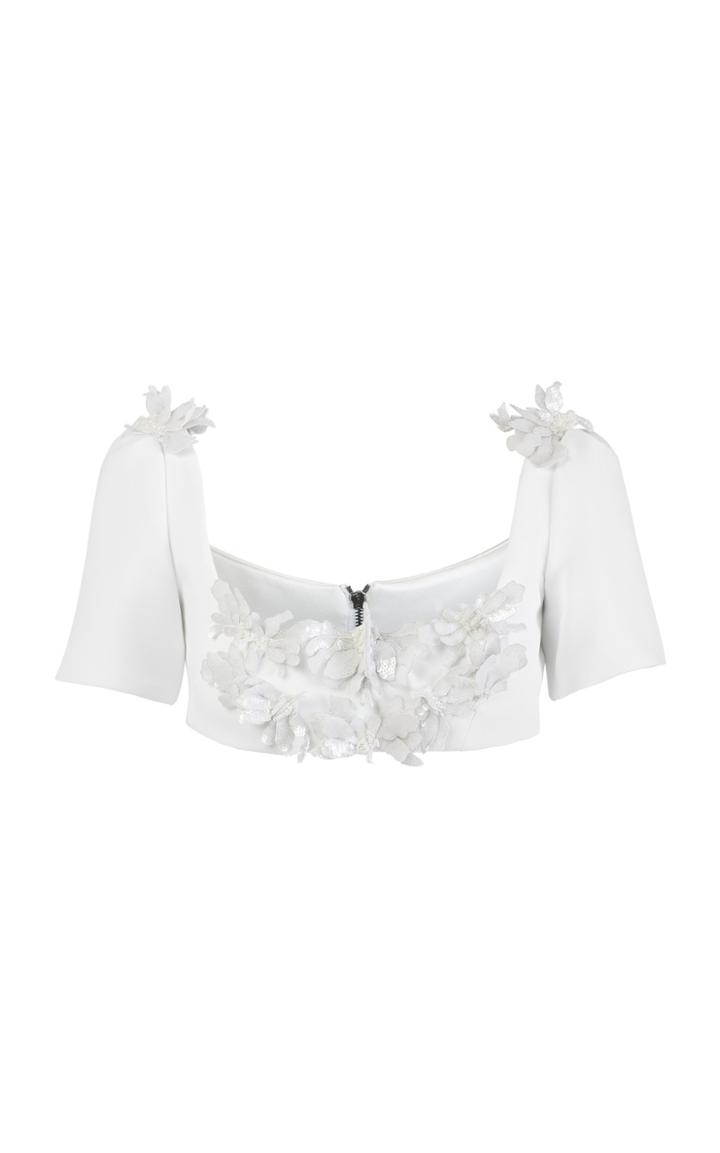 Moda Operandi Maticevski Betrothed Lace Cropped Top Size: 8