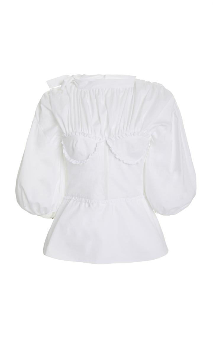Moda Operandi Brock Collection Cotton Corset Blouse