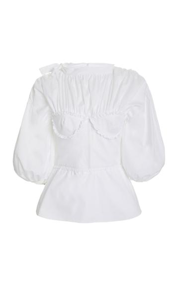 Moda Operandi Brock Collection Cotton Corset Blouse