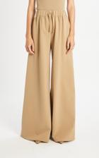 Moda Operandi Max Mara Acerbi Drawstring Gabardine Wide-leg Pants