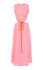 Prabal Gurung Patewa Cutout Tie-waist Dress