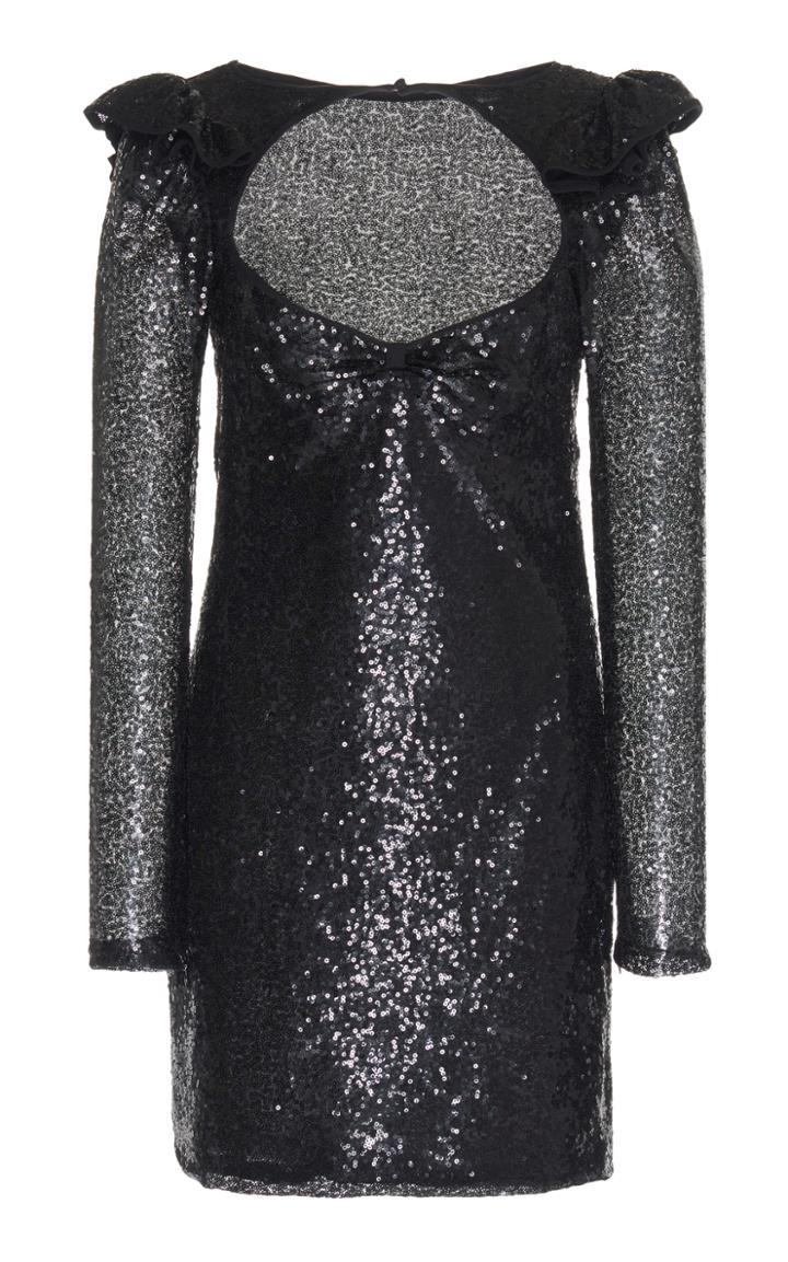 Dundas Sequin Long Sleeve Mini Dress