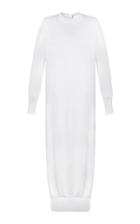 Moda Operandi Bevza Ribbed-trim Satin Maxi Dress