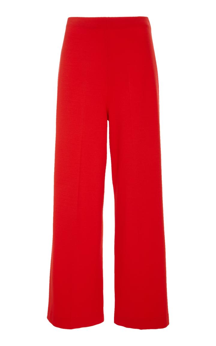 Rosetta Getty Cropped High Rise Trousers