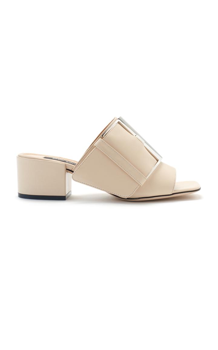 Sergio Rossi Sr1 Leather Buckle Sandal