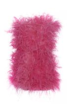 Attico Sleeveless Feathered Dress