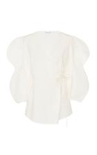 Moda Operandi Rejina Pyo Mia Cotton Poplin Wrap Top Size: M