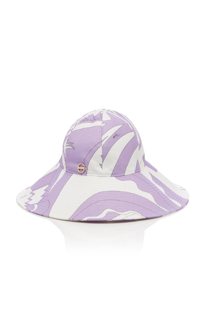 Emilio Pucci Printed Wide-brimmed Bucket Hat