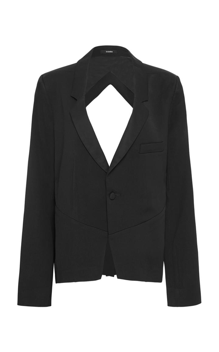 Moda Operandi Bassike Cutout Crepe Blazer
