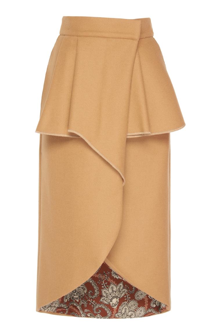 Johanna Ortiz Heavy Wool Circle Skirt