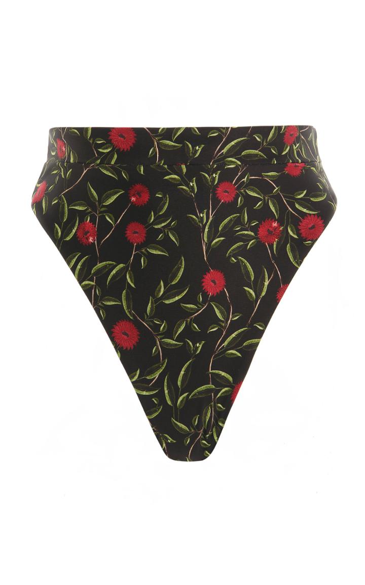 Moda Operandi Agua By Agua Bendita Comino Hedera-print High-rise Bikini Bottom